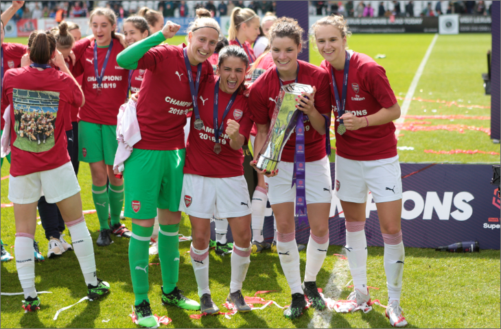 arsenal vrouwen kampioen veenendaal van de donl miedema bloodworth