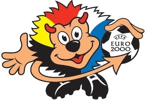 EK voetbal 2000 mascotte benelucky
