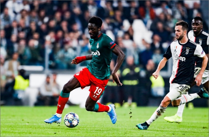 eder in actie tijdens wedstrijd lokomotiv juventus