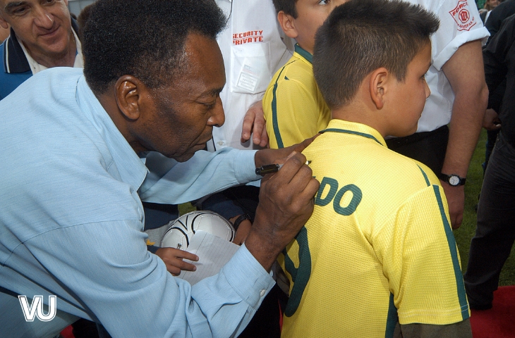 Pele handtekening brazilie