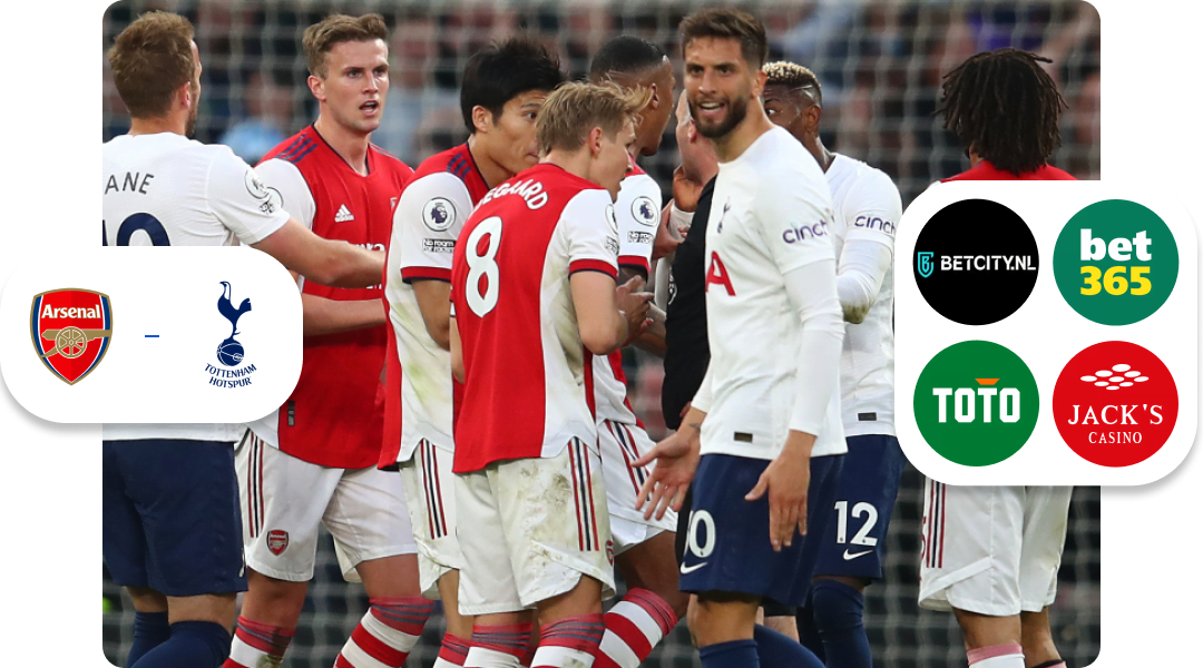 wedden op arsenal-tottenham hotspur