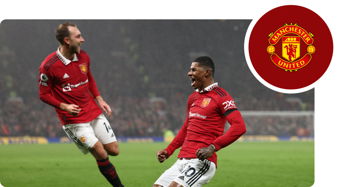 wedden op manchester united in de premier league logo